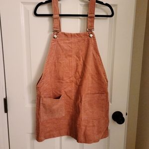 Pink skirt overalls